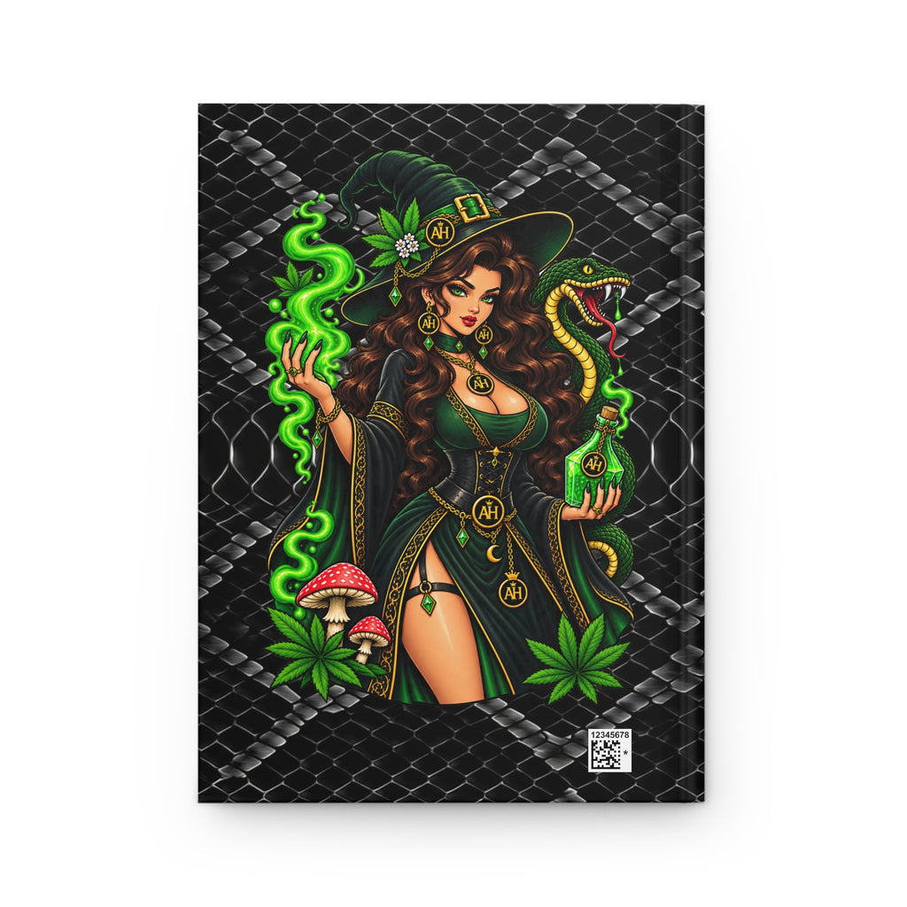 Green Witch Hardcover Journal Matte